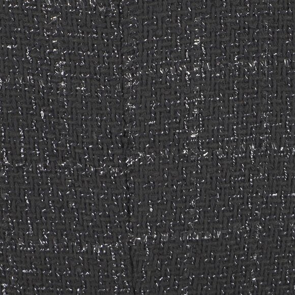 TALBOTS Black Metallic Textured Tweed Dress Size 14P - Picture 6 of 9